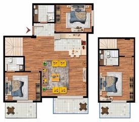 Квартира 3+1 тип 1