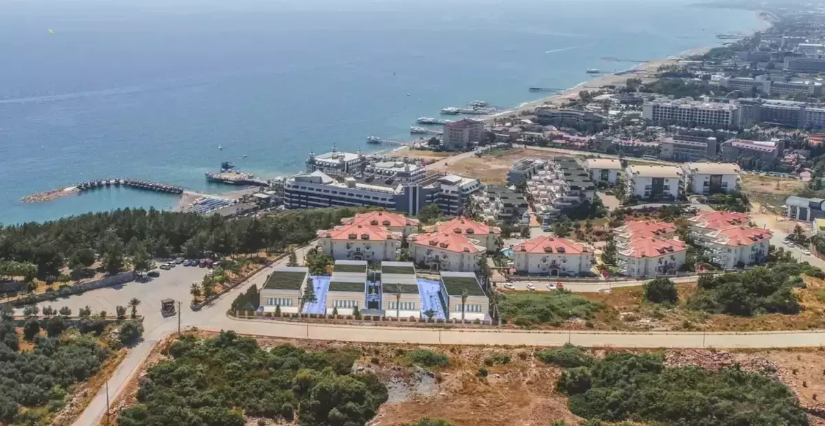 Премиум таунхаусы на расстоянии 300 м от моря Район: Конаклы Площадь: 91 м² Комнаты: 2+1