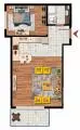 Квартира 1+1 тип 6